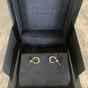 Jennifer Fisher Micro Thread Huggies